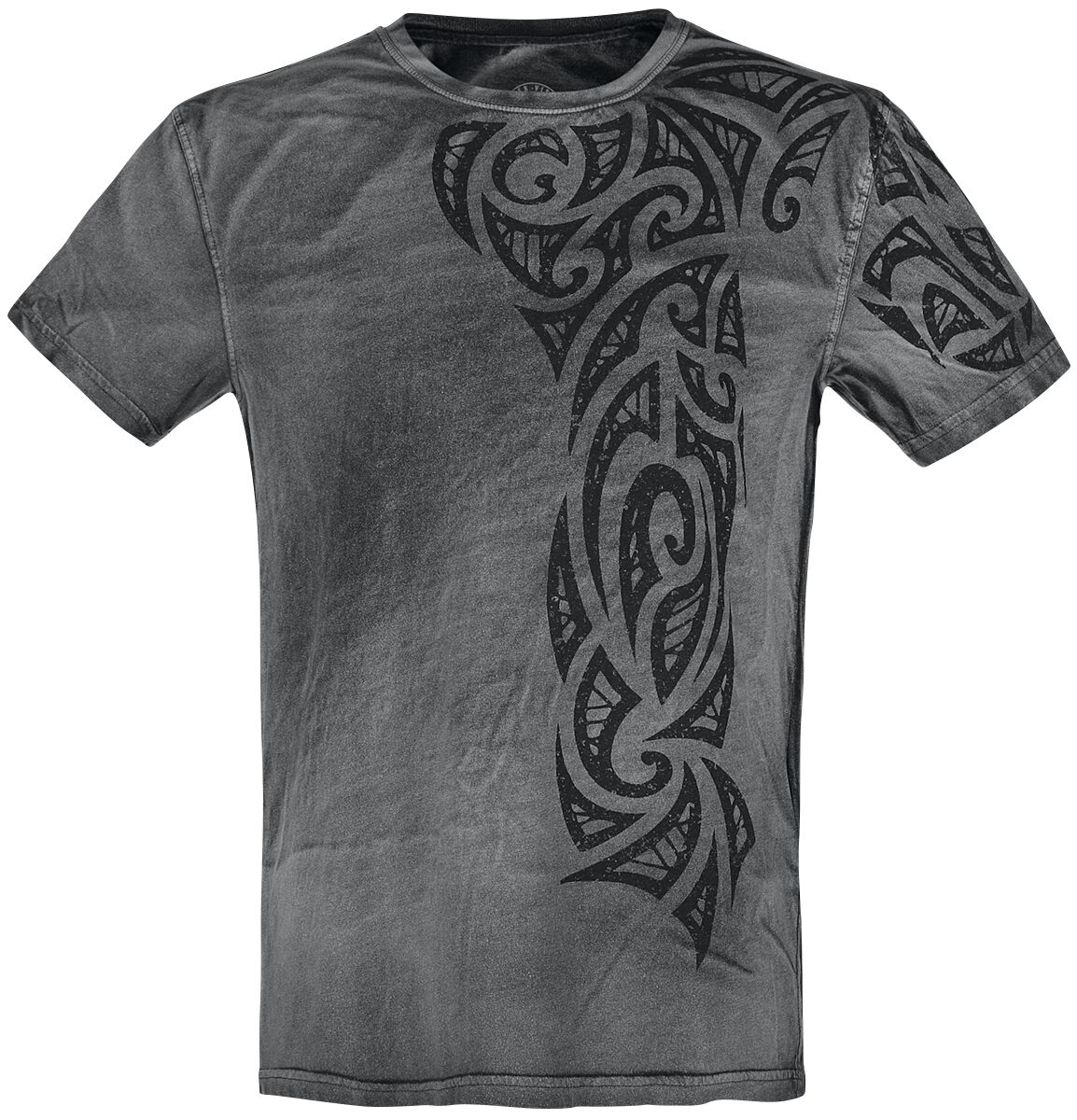 Outer Vision Gothic Tattoo T-Shirt grau in XL