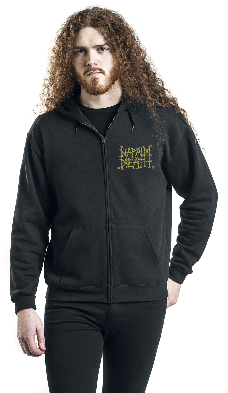 Napalm Death Chaos Kapuzenjacke schwarz