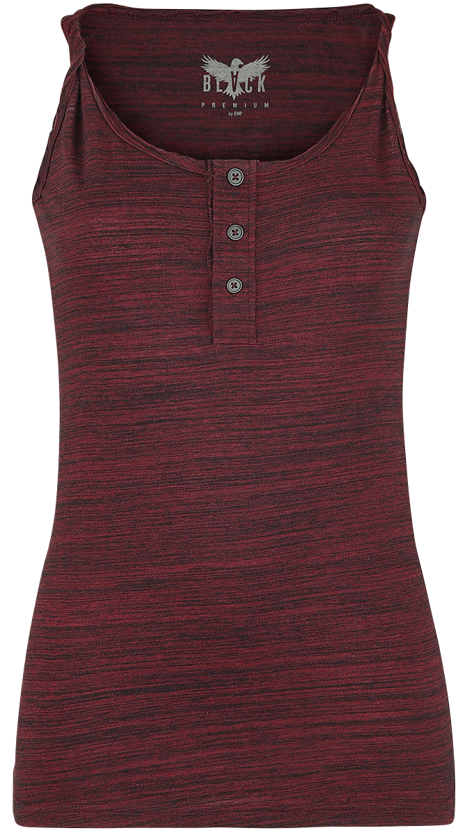 Top  van Black Premium by EMP - It's So Easy - Vrouwen - zwart-rood