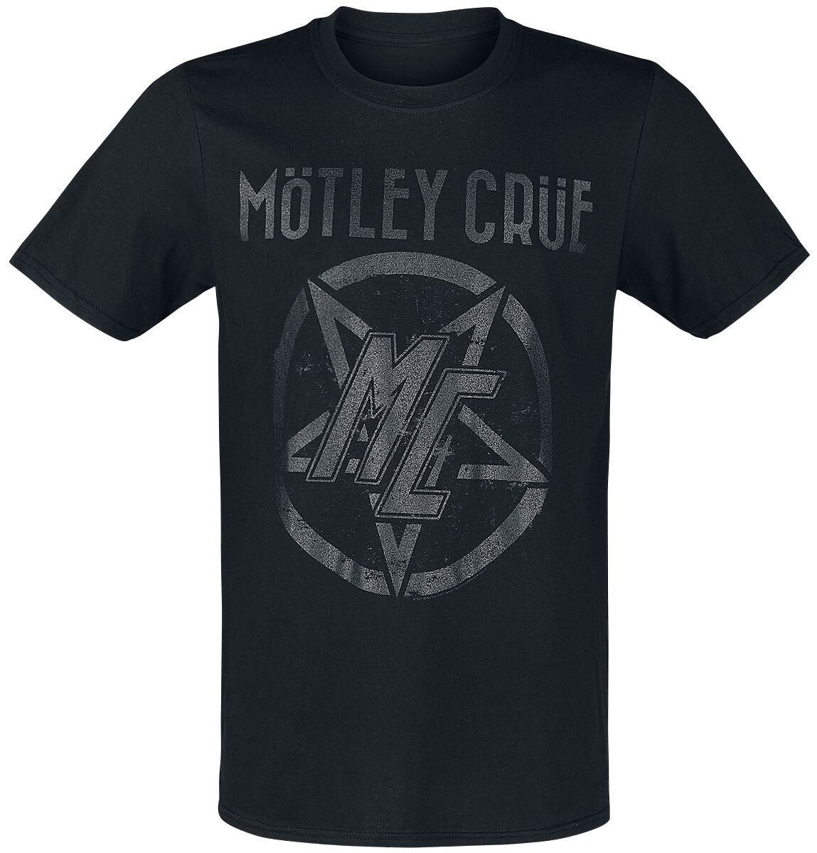 Mötley Crüe MC Pentragram T-Shirt schwarz in S