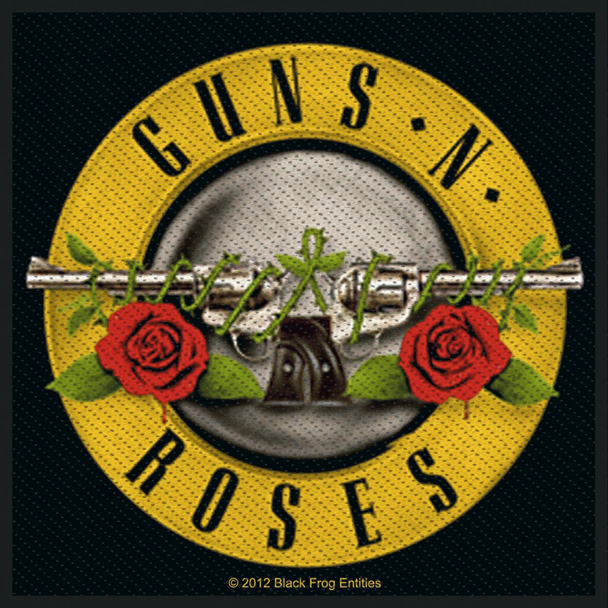 Guns N' Roses Patch - Bullet Logo - multicolor  - Lizenziertes Merchandise!