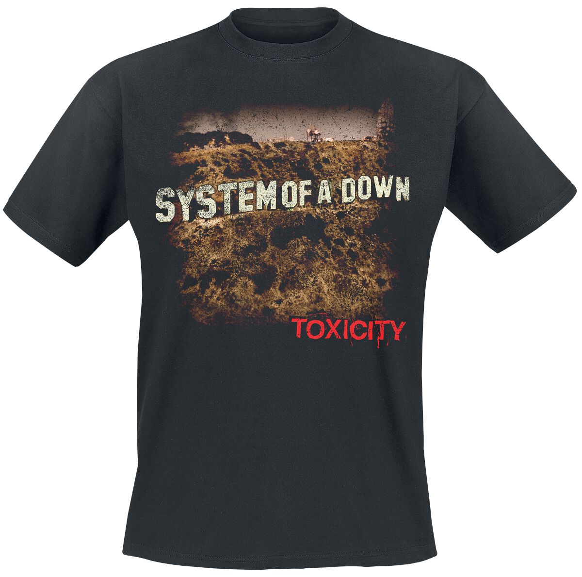System Of A Down T-Shirt - Toxicity - S bis XXL - für Männer - Größe S - schwarz  - Lizenziertes Merchandise!