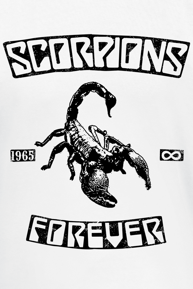 Scorpions T-Shirt - Forever 65 - L bis XXL - für Männer - Größe XXL - weiß  - Lizenziertes Merchandise!