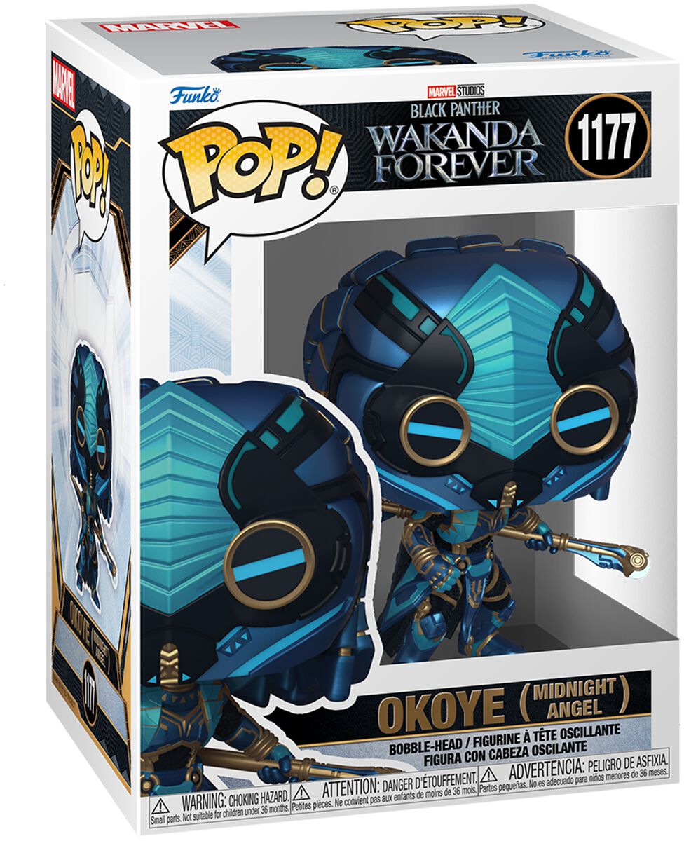 Black Panther Wakanda Forever – Okoye (Midnight Angel) Vinyl Figur 1177 Funko Pop! multicolor