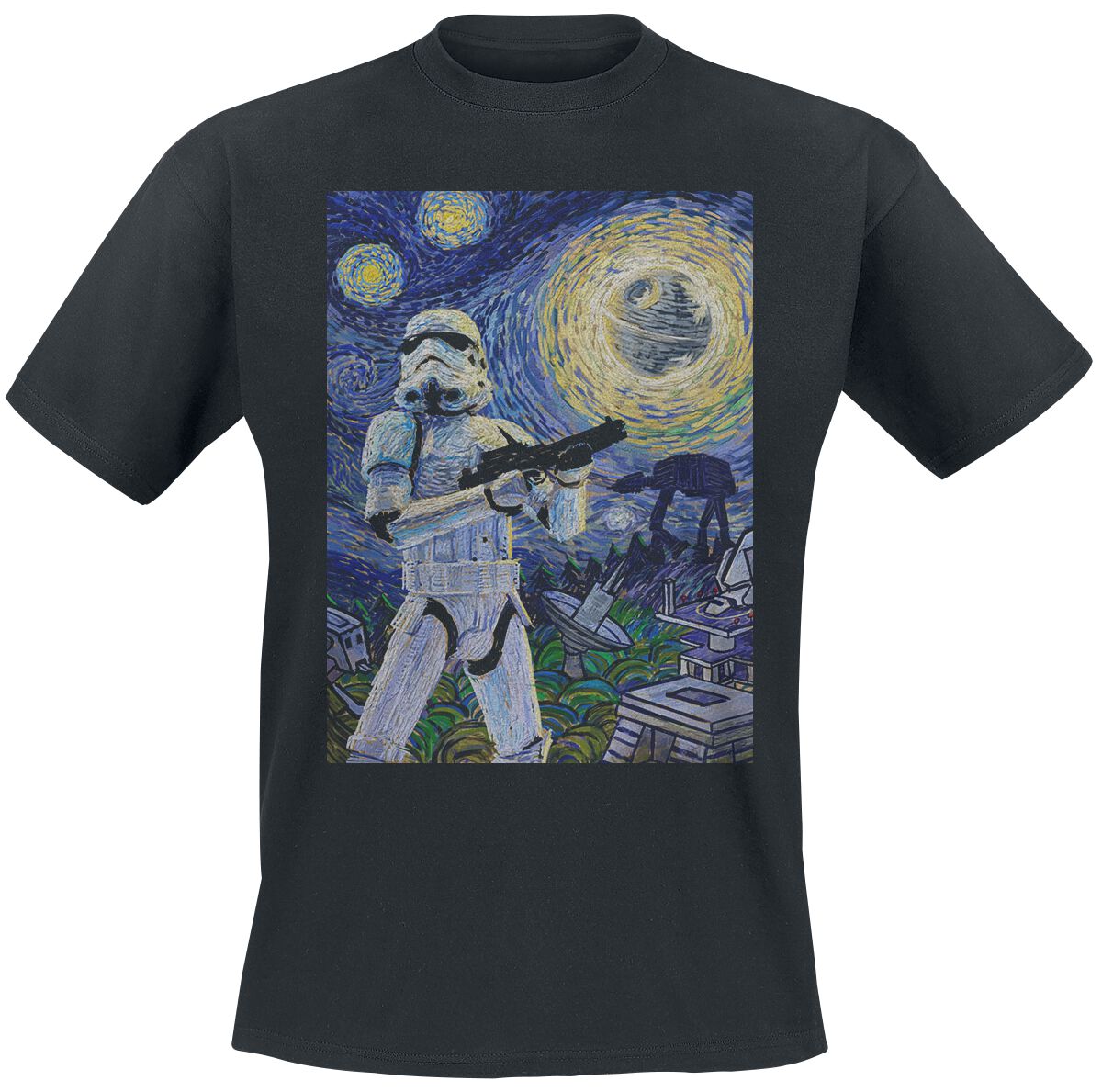 Star Wars Stormy Night T-Shirt schwarz in L