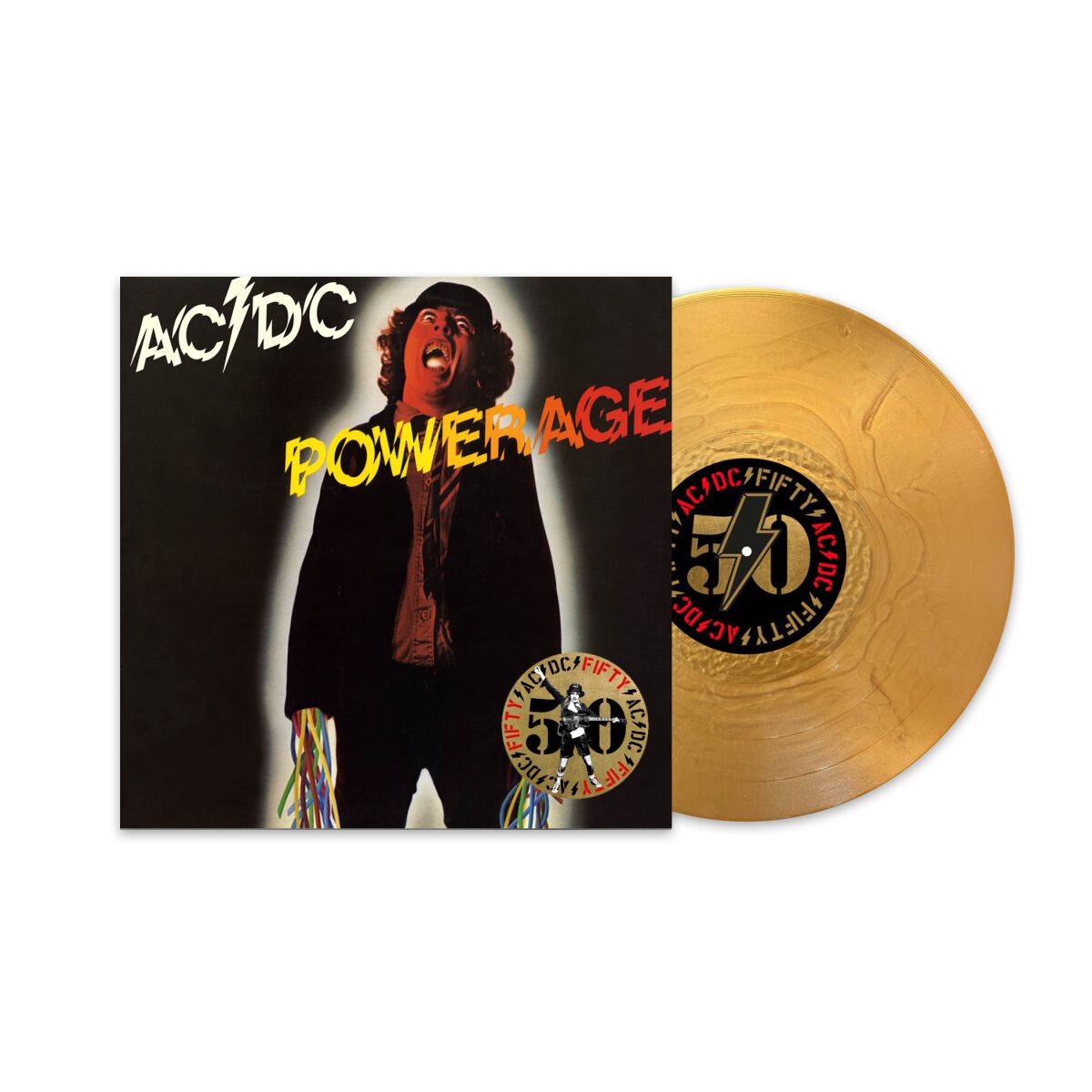 Powerage von AC/DC - LP (Coloured, Limited Edition, Re-Release)