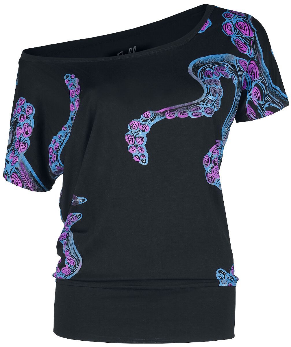 Full Volume by EMP T-Shirt - T-Shirt mit Kraken - S bis XXL - für Damen - Größe S - multicolor