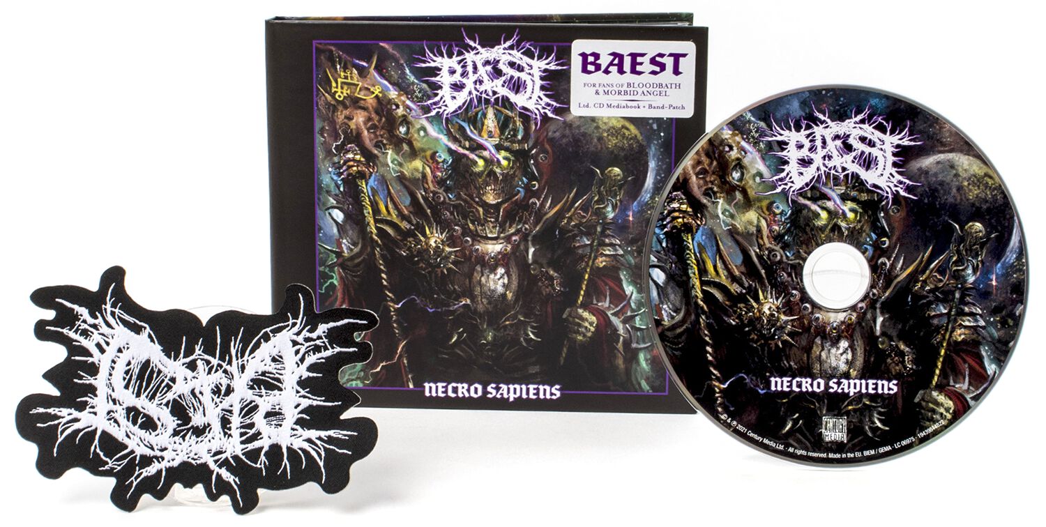 Image of Baest Necro sapiens CD & Patch Standard