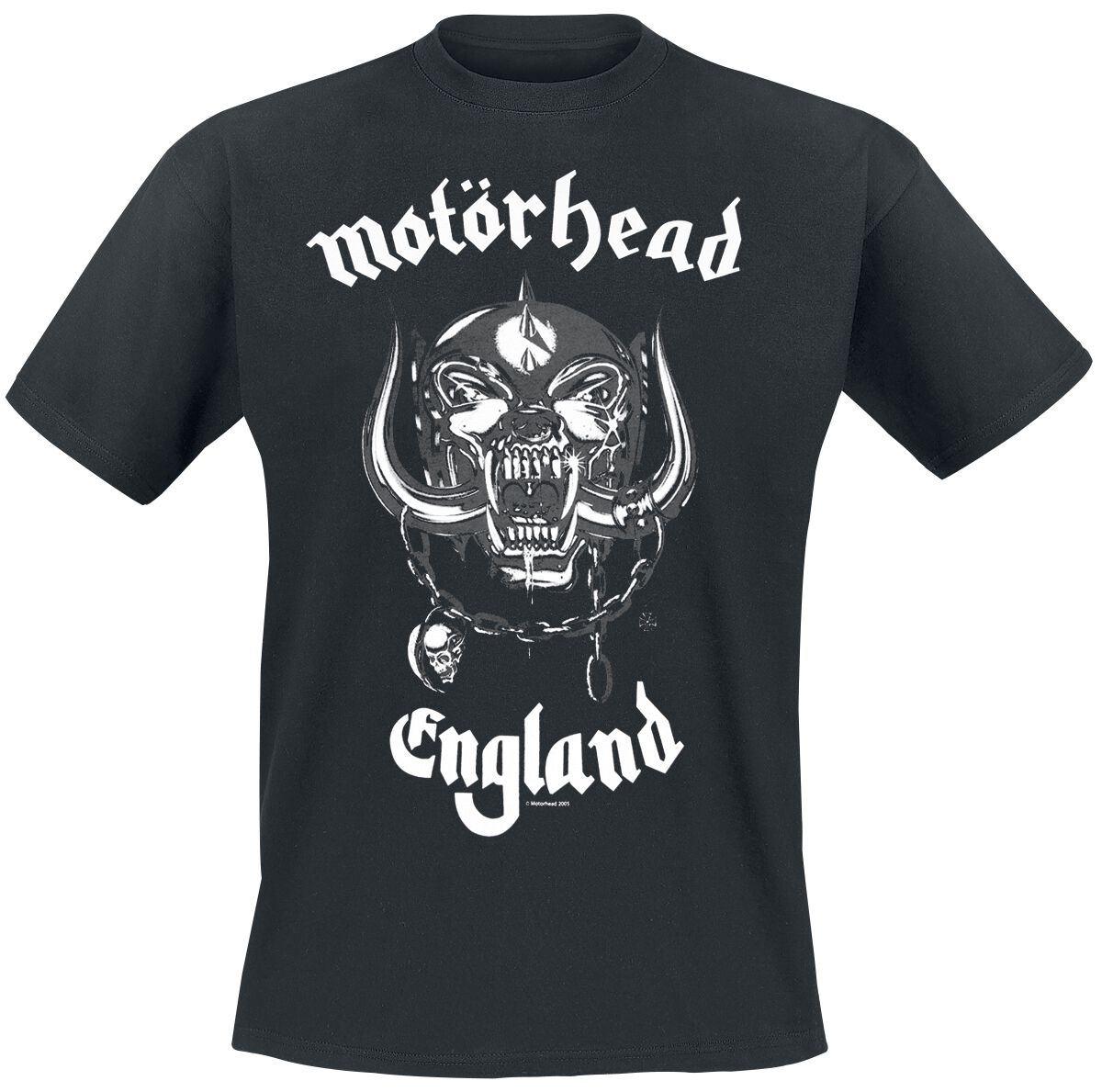 Image of T-Shirt di Motörhead - England - S a 5XL - Uomo - nero