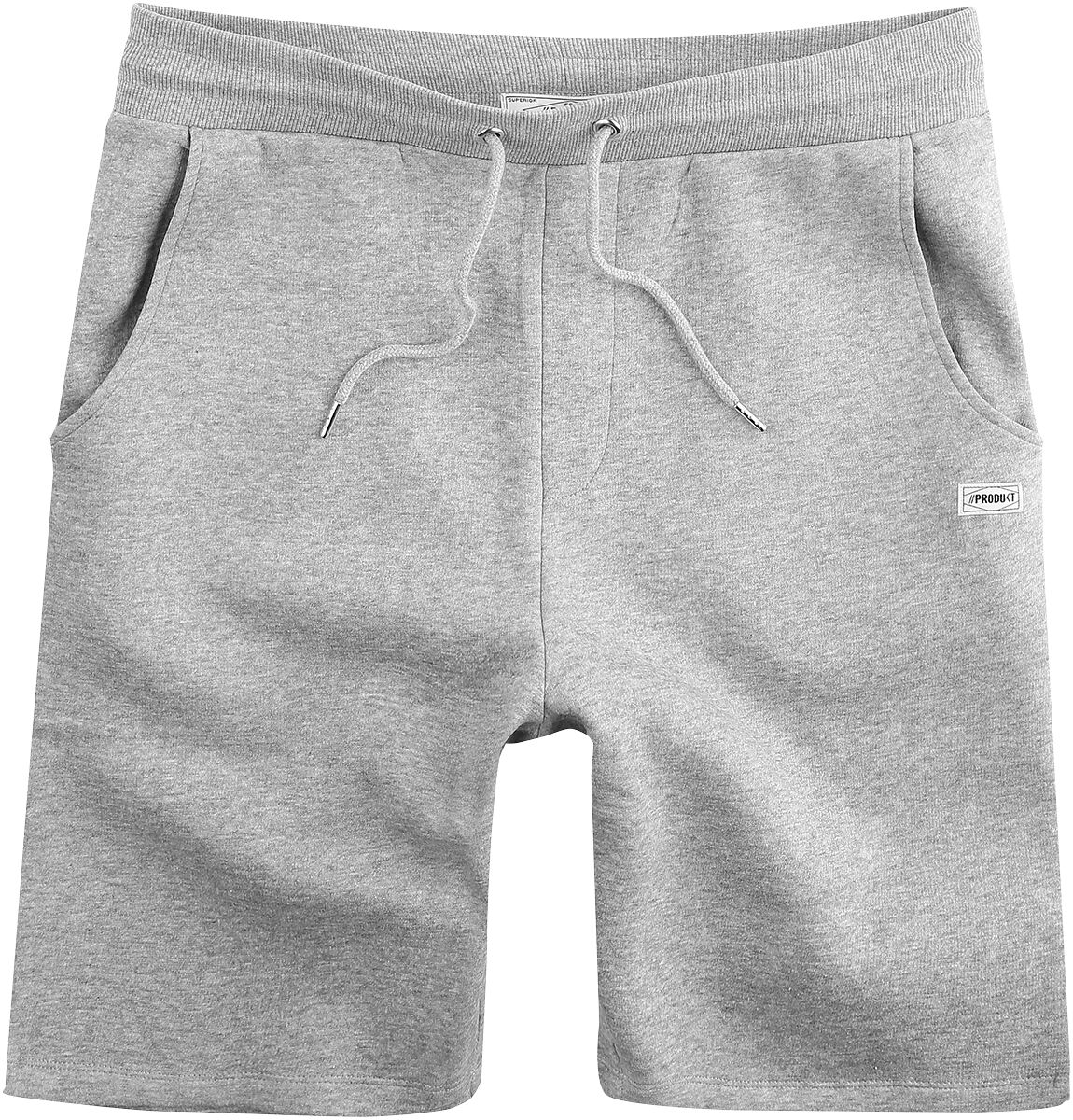 Produkt Short - Basic Sweat Shorts - S bis XXL - für Männer - Größe XXL - hellgrau meliert