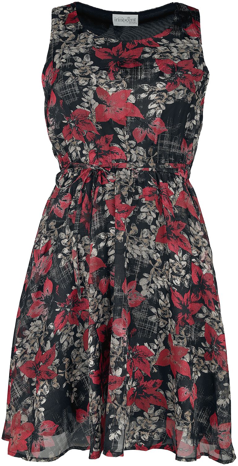 Innocent - Gothic Kurzes Kleid - Blazing Florals Dress - XS bis 4XL - für Damen - Größe S - multicolor