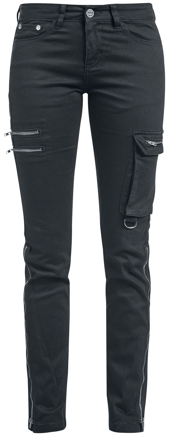 Black Premium by EMP Skarlett - Schwarze Jeans mit zwei Saumvarianten Jeans schwarz in W29L32