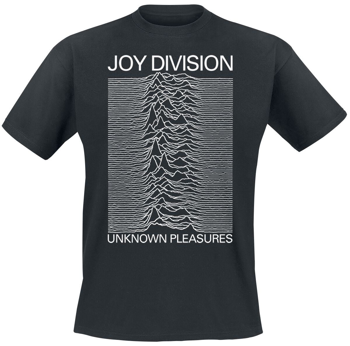 Image of Joy Division Unknown pleasures T-Shirt schwarz