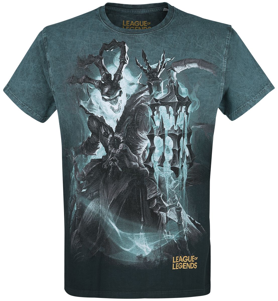 League Of Legends Thresh T-Shirt blau in L