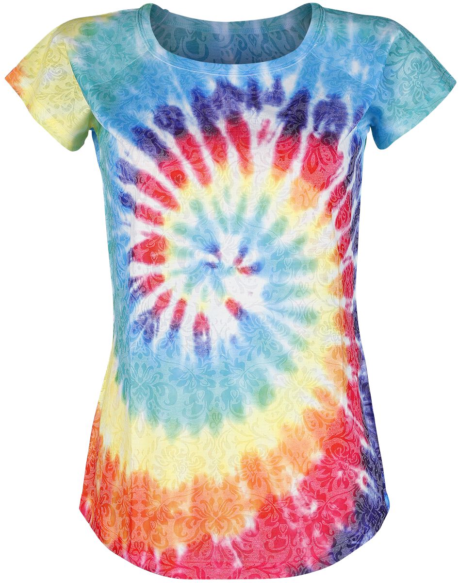 Innocent T-Shirt - Burnout Spaced Out Top - S bis 4XL - für Damen - Größe 4XL - multicolor