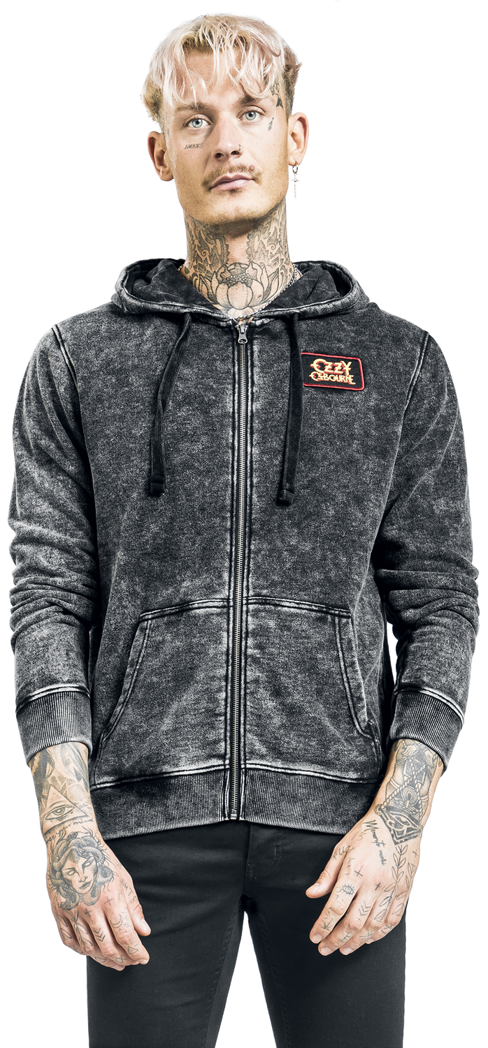 Ozzy Osbourne EMP Signature Collection Kapuzenjacke grau