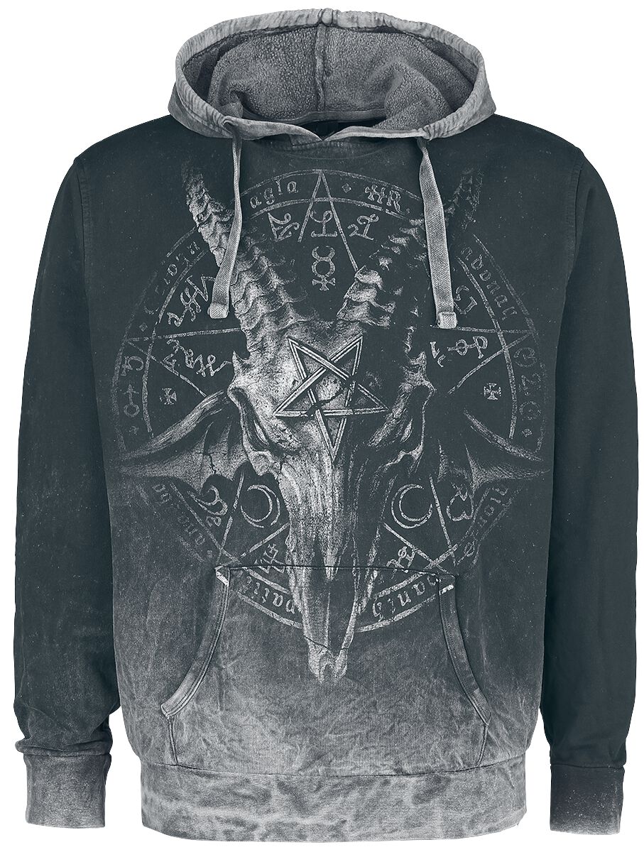 Alchemy England Circle Goat Kapuzenpullover grau – 40.01% Rabatt