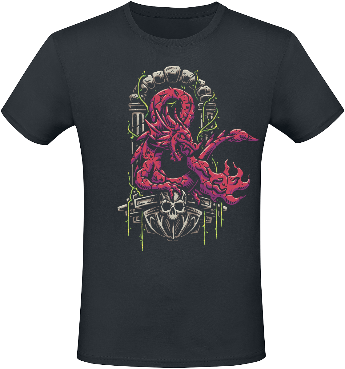 Dungeons and Dragons - Ampersand Dragon - T-Shirt - schwarz - EMP Exklusiv!