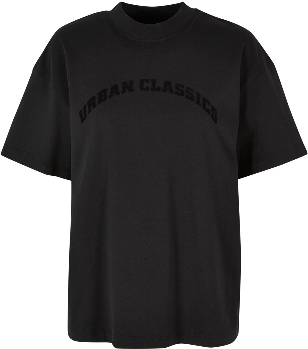 Urban Classics - Ladies Oversized Flock Tee - T-Shirt - schwarz