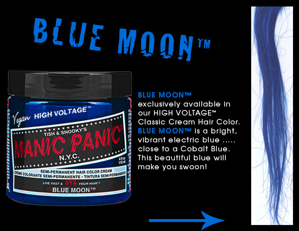 Manic Panic Blue Moon - Classic Haar-Farben blau