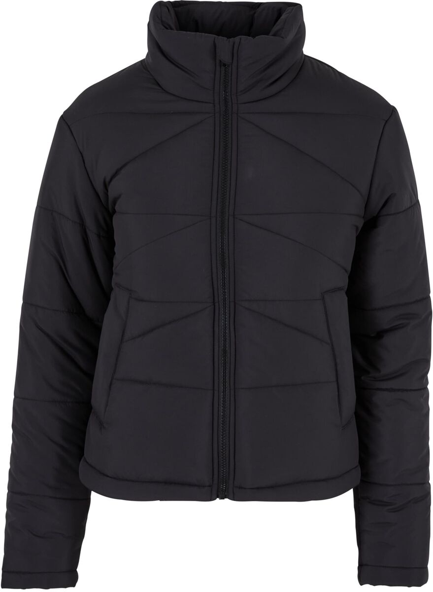 Urban Classics Übergangsjacke - Ladies Arrow Puffer Jacket - XS bis 3XL - für Damen - Größe XS - schwarz