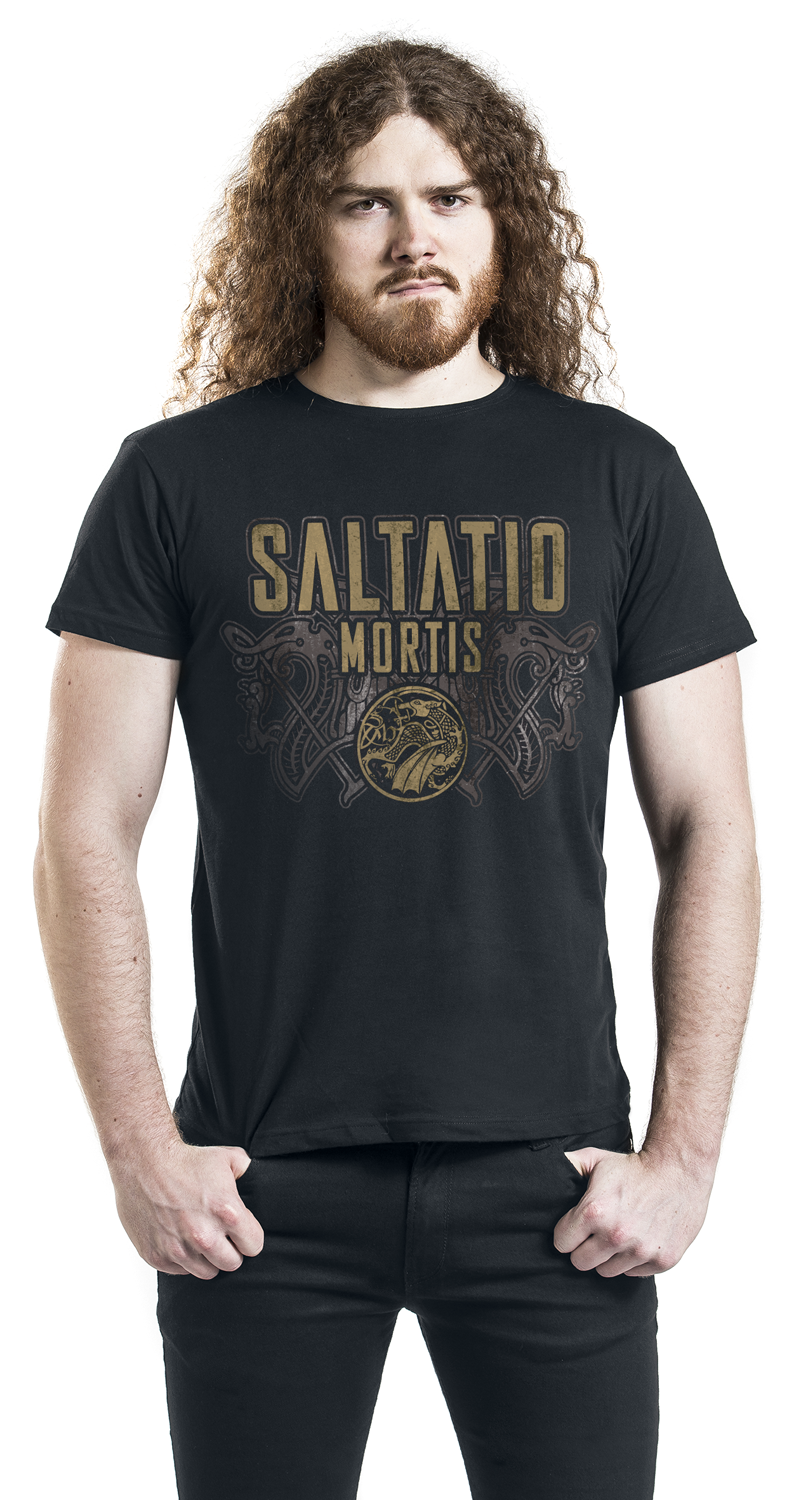 Saltatio Mortis Viking Logo T-Shirt schwarz - 13.05% Rabatt