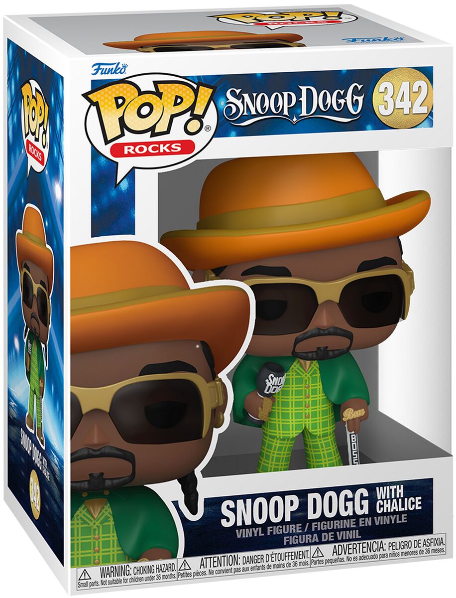 Snoop Dogg - Snoop Dogg with Chalice Rocks! Vinyl Figur 342 - Funko Pop! Figur - multicolor