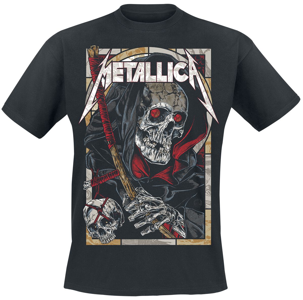 Metallica T-Shirt - Death Reaper - S bis 5XL - für Männer - Größe S - schwarz  - Lizenziertes Merchandise!