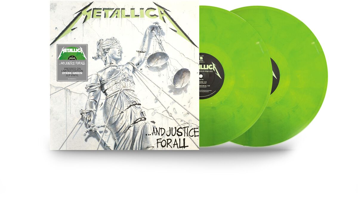 ... and justice for all von Metallica - 2-LP (Coloured, Limited Edition, Re-Release, Standard)