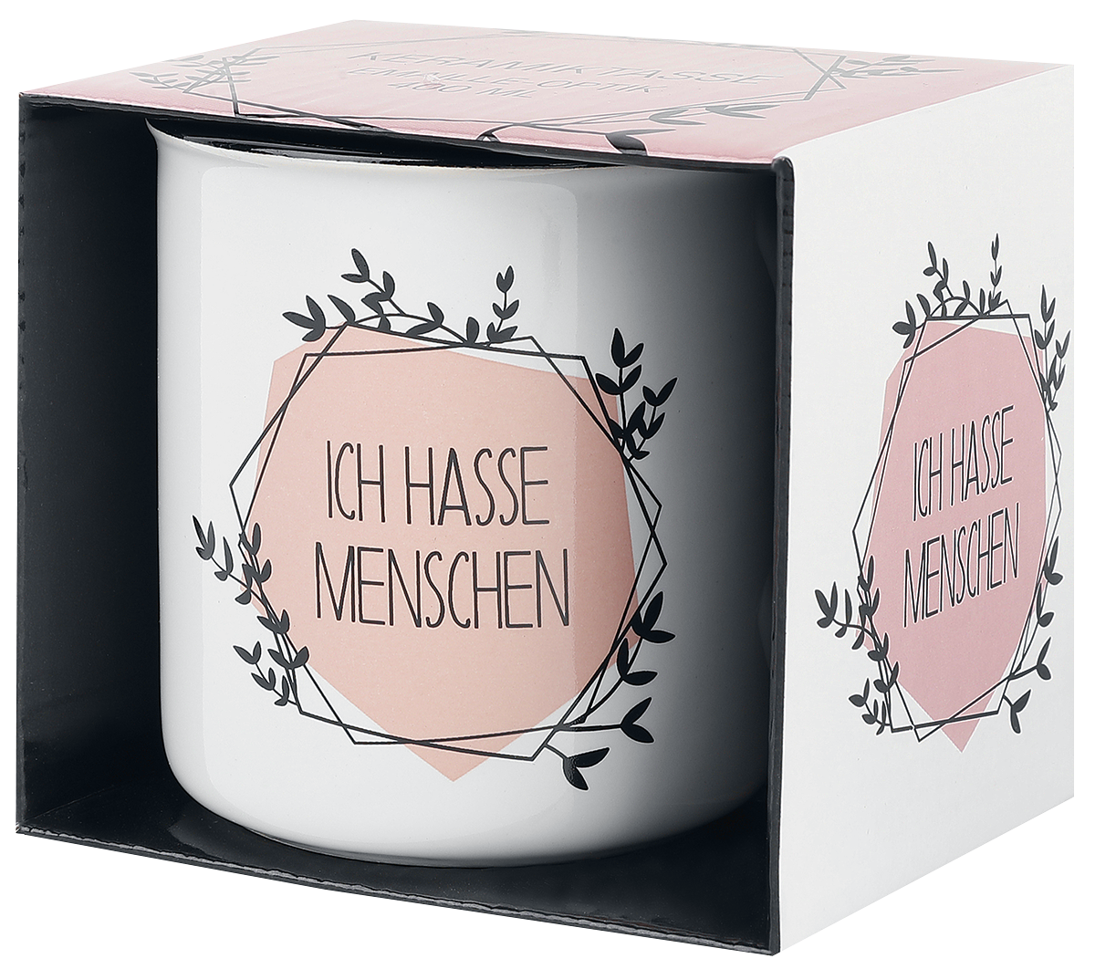 Sag es wie es ist Tasse - Ich hasse Menschen - multicolor