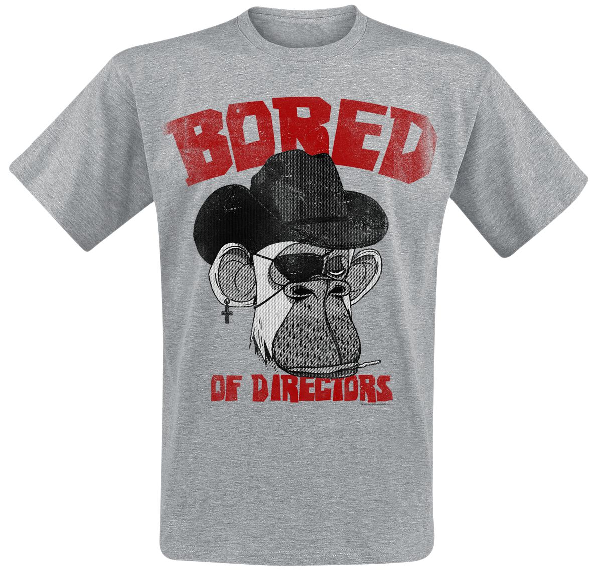 Bored Of Directors T-Shirt - Clint Apewood Vintage - S bis XXL - für Männer - Größe M - grau  - EMP exklusives Merchandise!