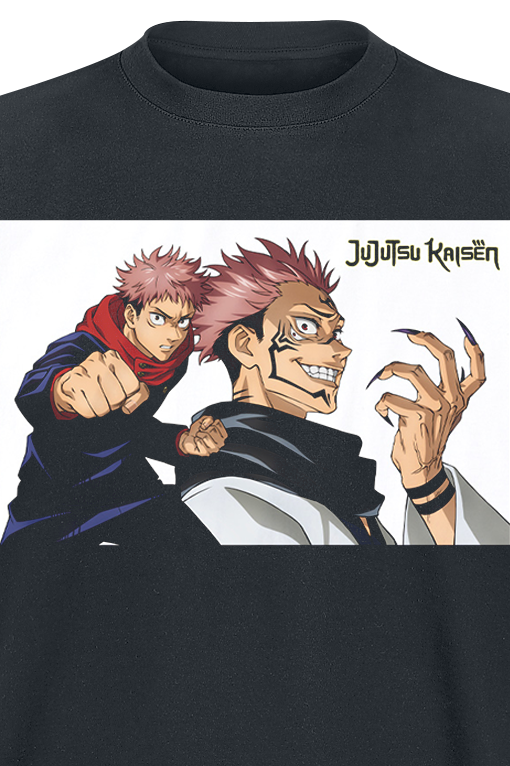 Jujutsu Kaisen - Anime T-Shirt - Claw - S bis XXL - für Männer - Größe S - schwarz  - Lizenzierter Fanartikel