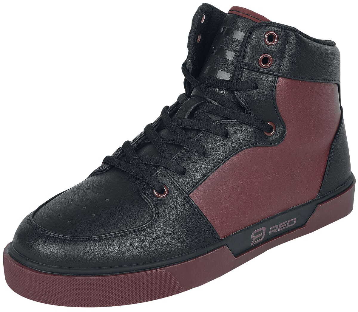 Sneaker high   schwarz/rot HighCut Sneaker von RED by EMP