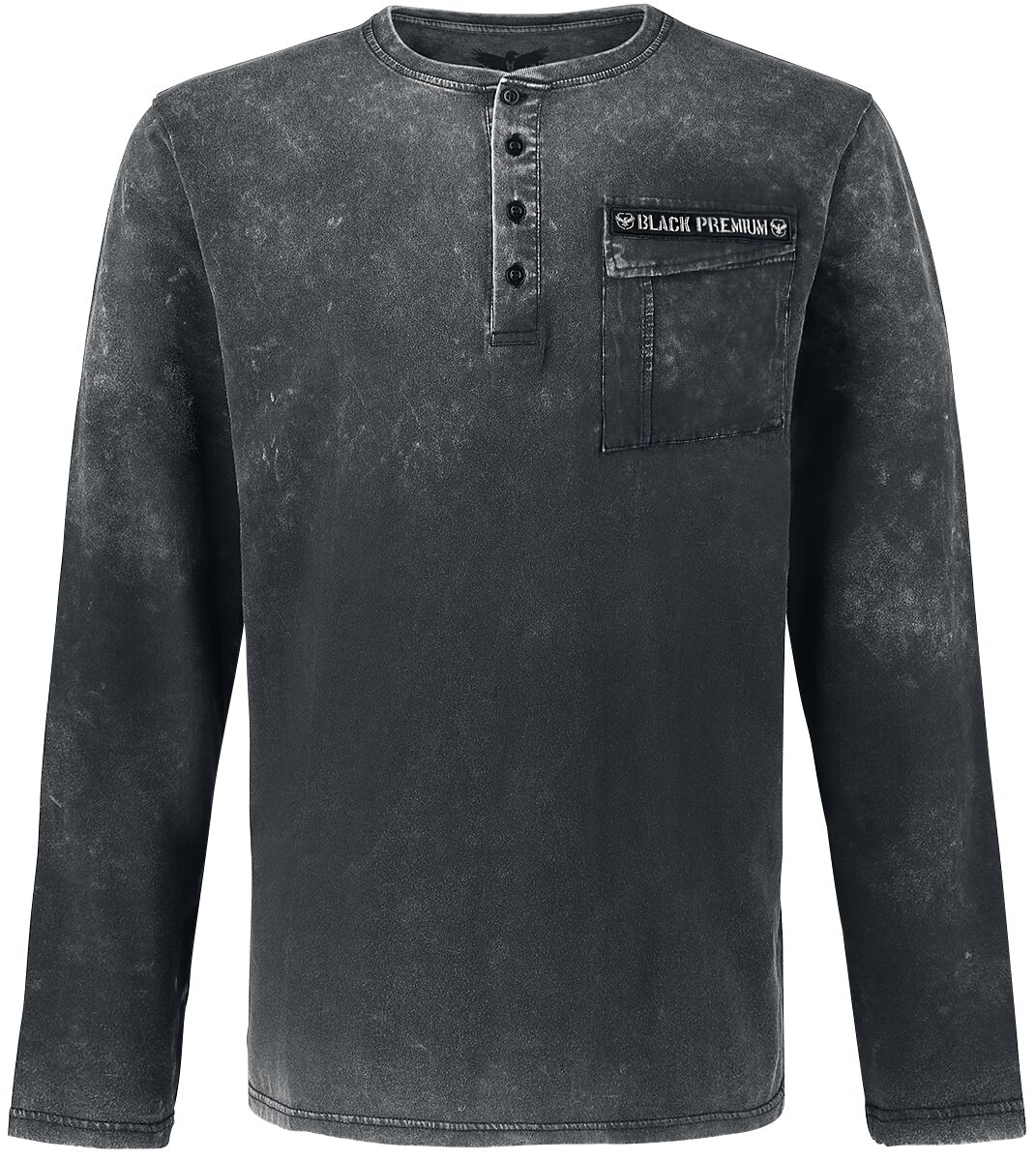Black Premium by EMP Langarmshirt - Through The Glass - S bis 5XL - für Männer - Größe M - schwarz