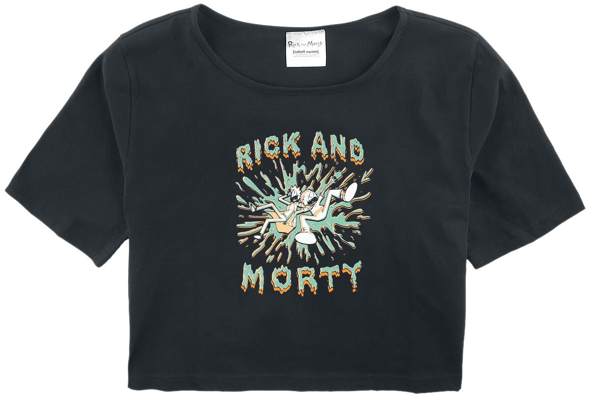 Rick And Morty - Kids - Splash - T-Shirt - schwarz