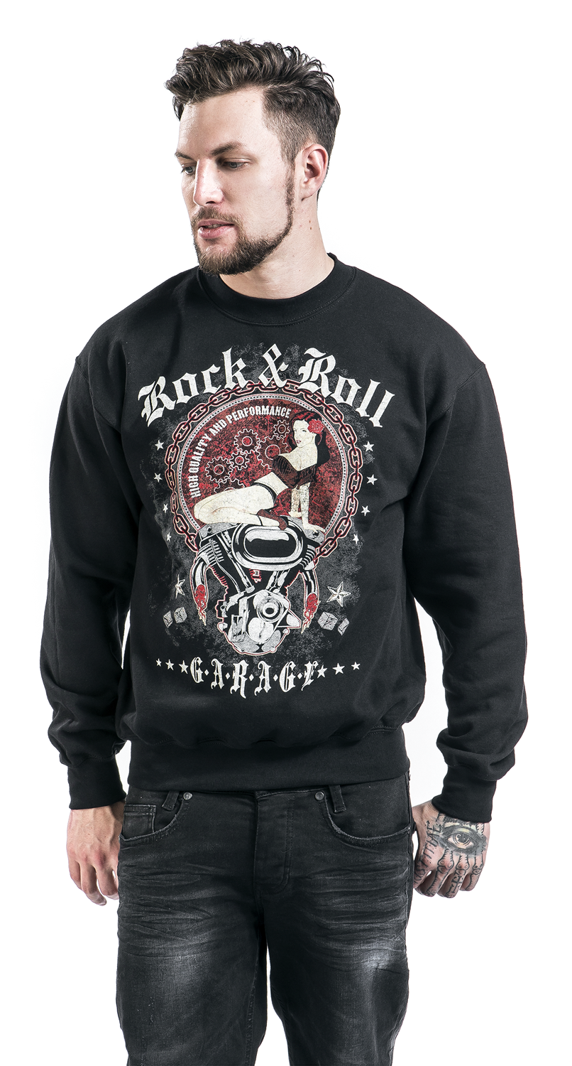 R'n'R Garage  Sweatshirt schwarz