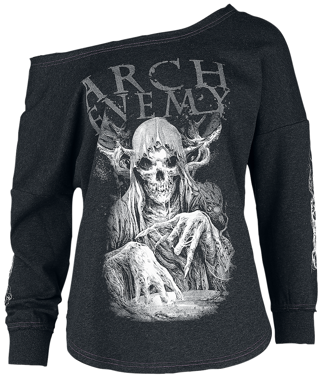 Arch Enemy Sweatshirt - EMP Signature Collection - S bis L - für Damen - Größe M - schwarz  - EMP exklusives Merchandise!