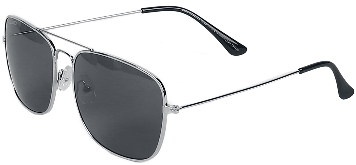 Urban Classics - Sunglasses Washington - Sonnenbrille - schwarz| silberfarben