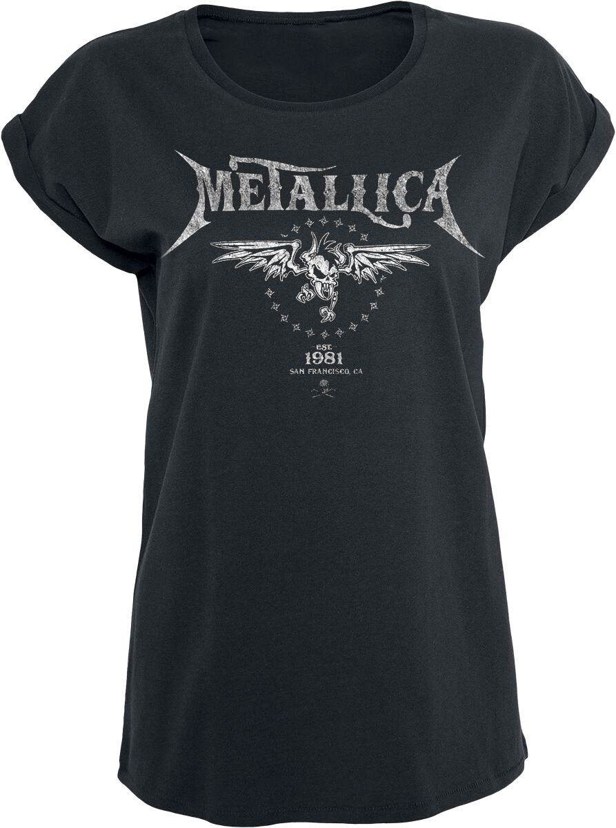 Metallica T-Shirt - Biker - S bis 5XL - für Damen - Größe 5XL - schwarz  - Lizenziertes Merchandise!