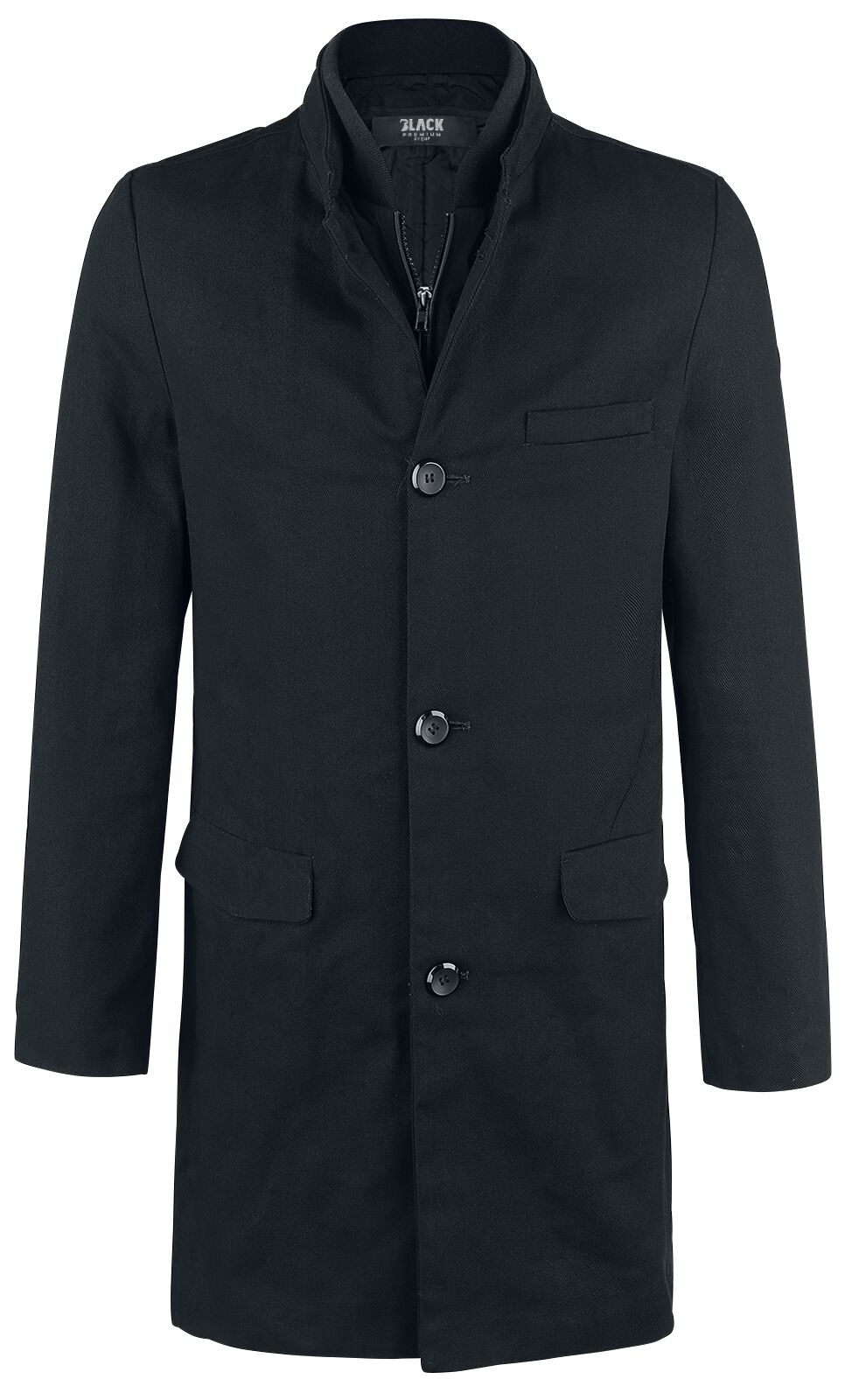 Image of Cappotto corto di Black Premium by EMP - Single-Breasted Coat - S a XL - Uomo - nero
