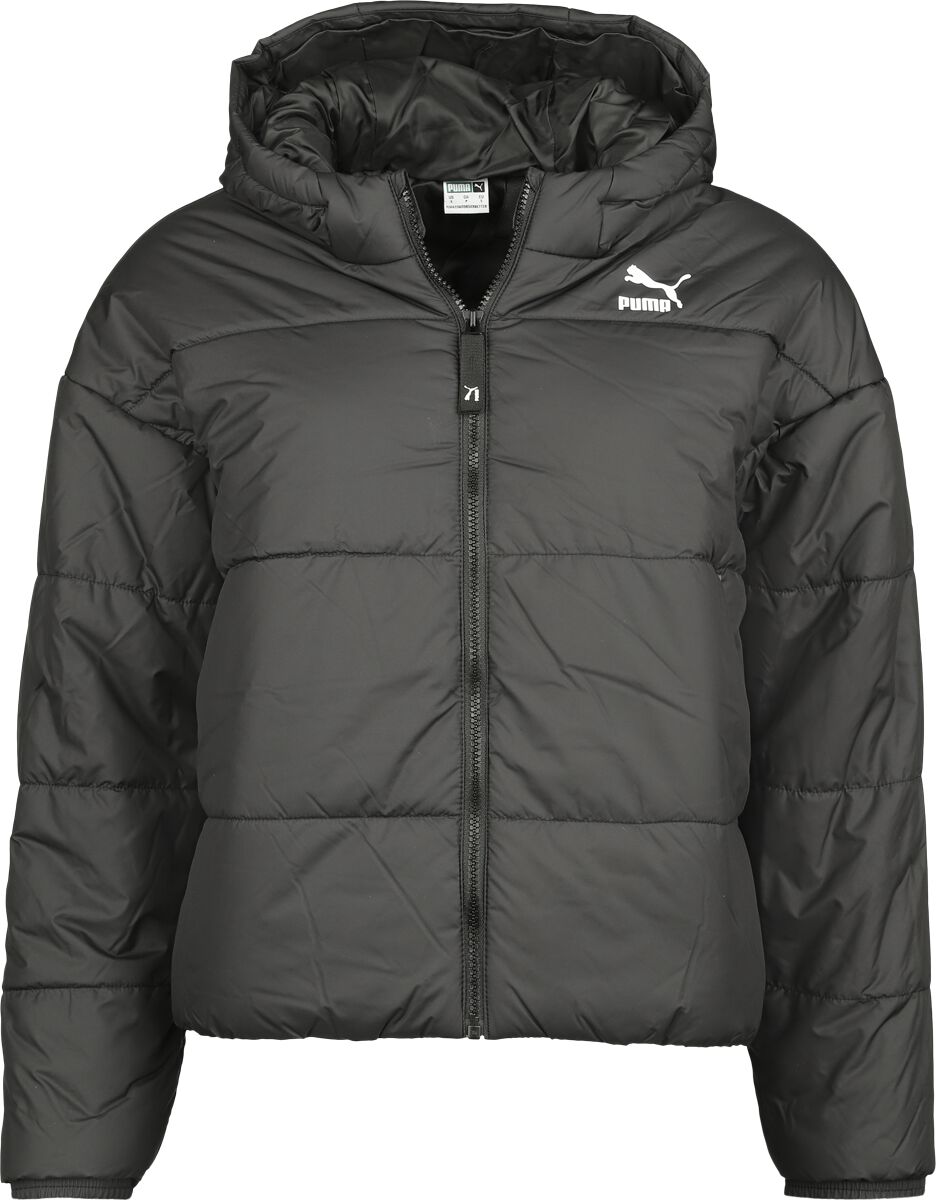 Puma Winterjacke - Classics Padded Jacket - S bis XL - für Damen - Größe S - schwarz