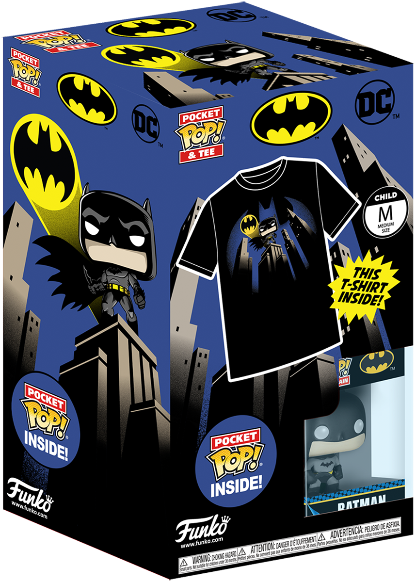 Batman Batman Pocket Pop! & Tee Funko Pop! multicolor