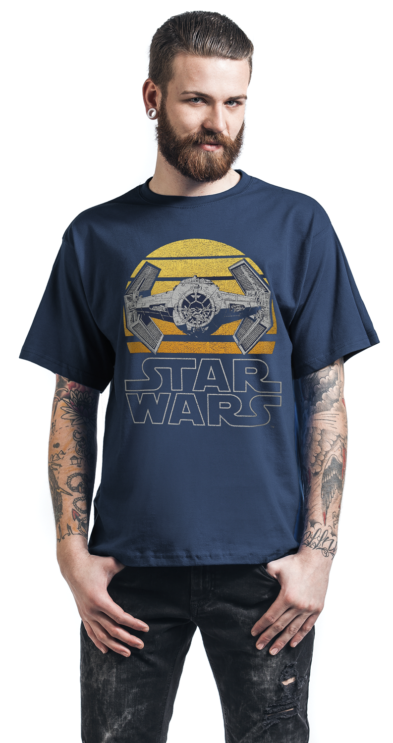 Star Wars Tie Fighter T-Shirt blau