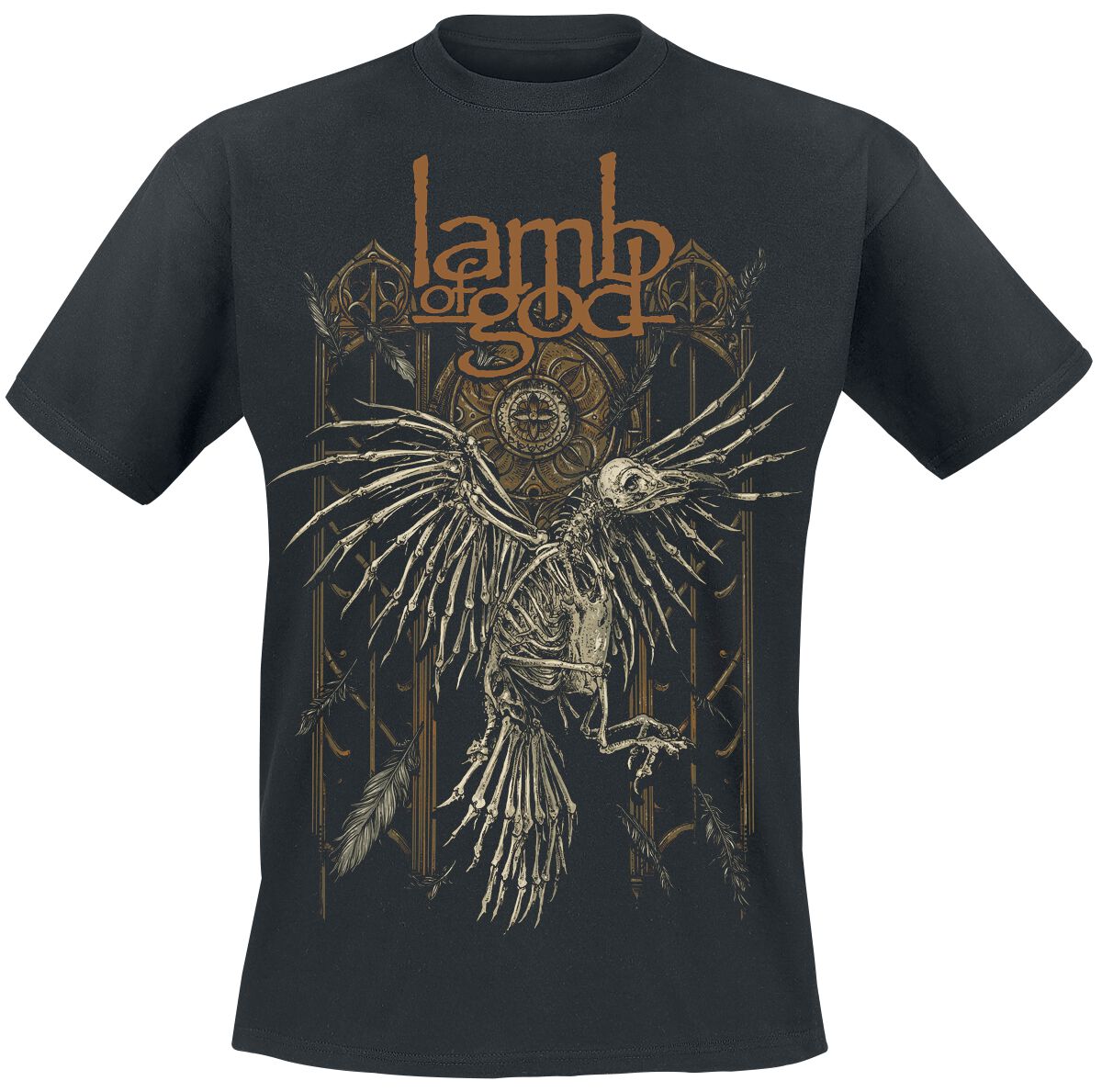Image of Lamb Of God Crow T-Shirt schwarz