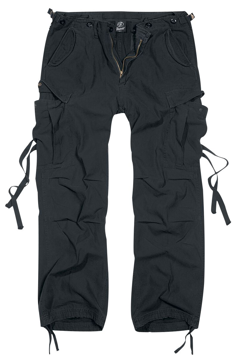 Brandit Cargohose - M65 Vintage Trousers - S bis 7XL - für Männer - Größe S - schwarz