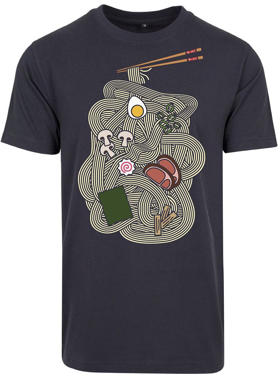 Funshirt Psychedelic Ramen T-Shirt navy