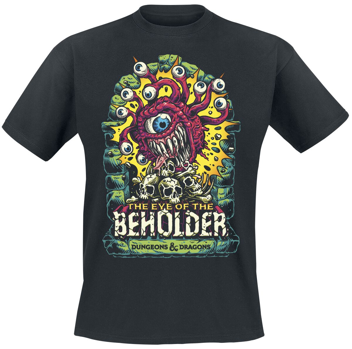 Dungeons and Dragons - Gaming T-Shirt - Beholder - S bis XXL - für Männer - Größe S - schwarz  - EMP exklusives Merchandise!