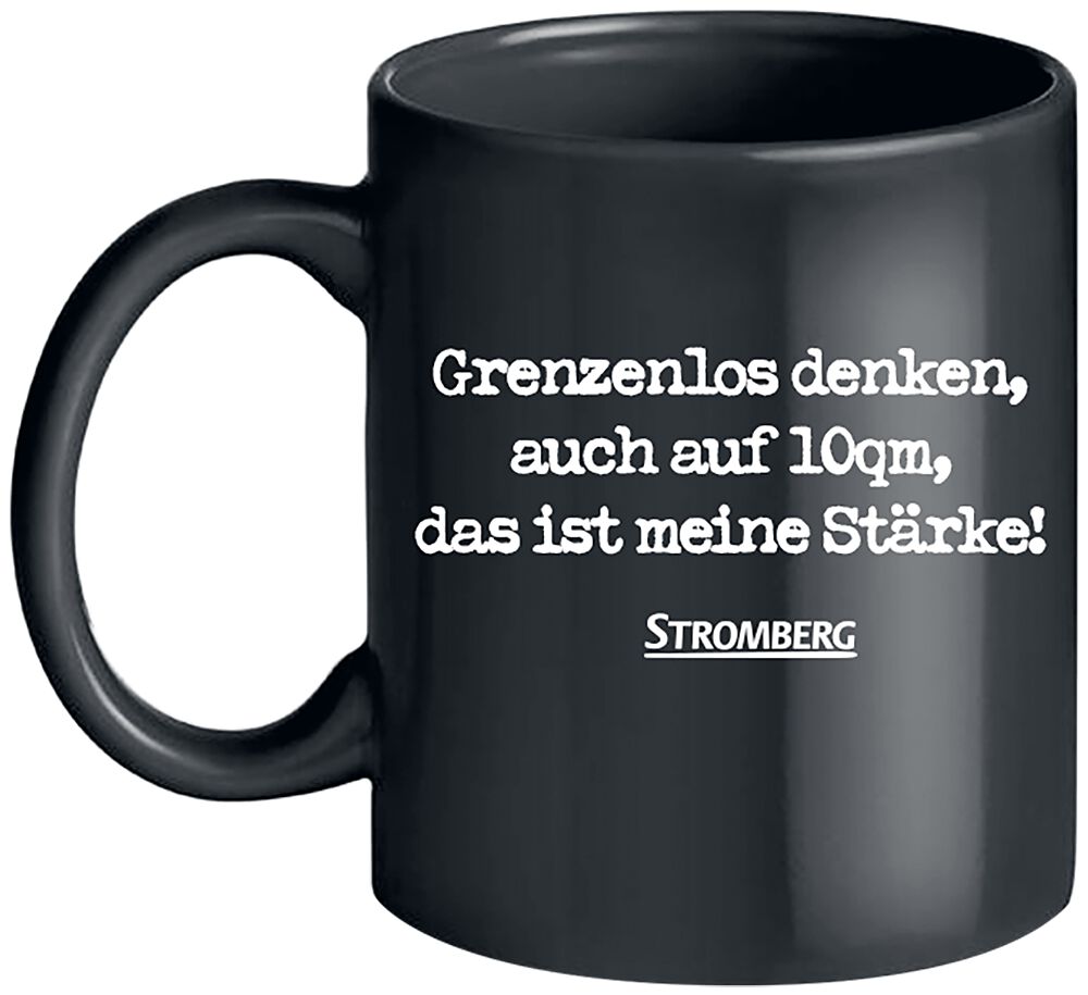 Stromberg Tasse - 10qm - schwarz  - EMP exklusives Merchandise!