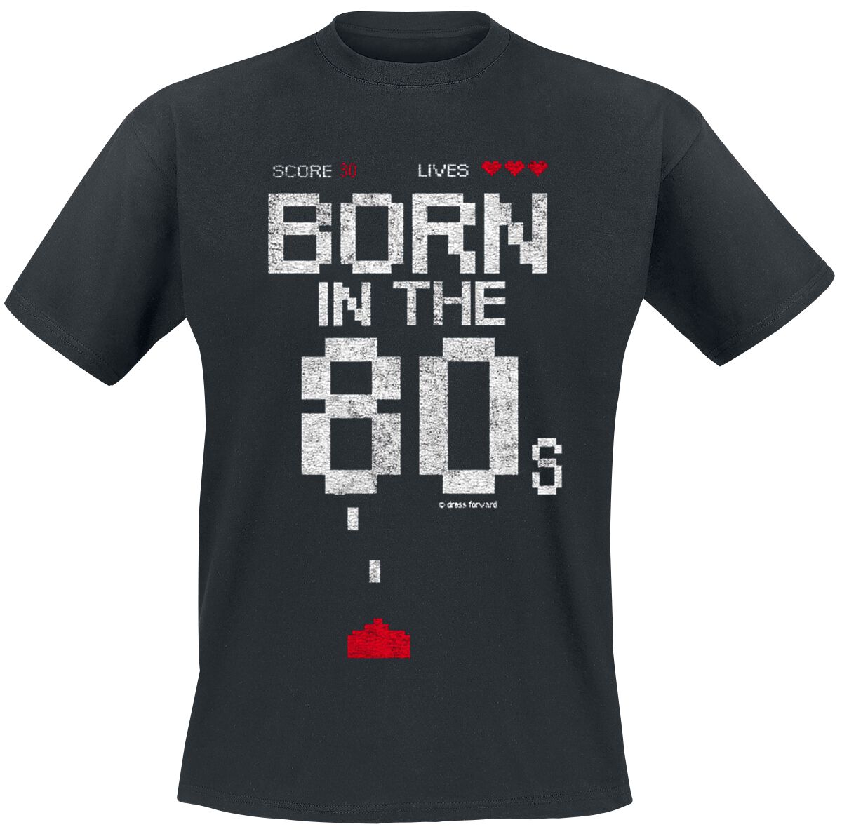 Born In The 80s Born In The 80s T-Shirt schwarz in 3XL