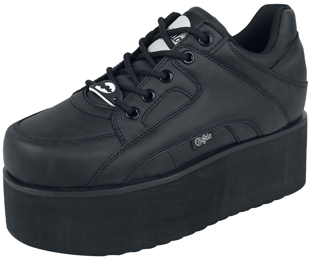 Buffalo Sneaker - 1330-6 - EU36 bis EU41 - für Damen - Größe EU37 - schwarz